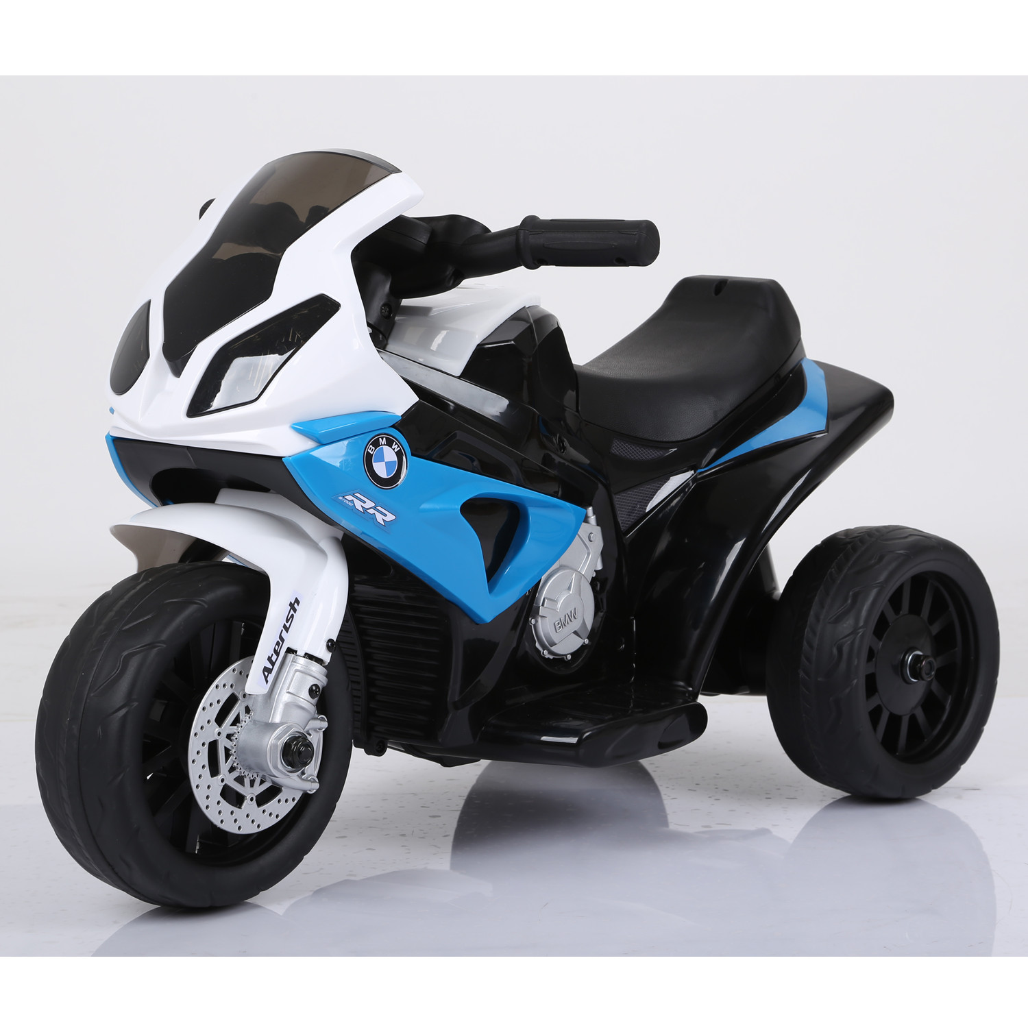 Wonderful Good Price BMW S 1000 RR Official Licensed 12V Rechargeable Battery Children Ride On 3 Wheeler Motorcycle with Balance Wheels, Key Starter, EVA Wheels, Leather Seat