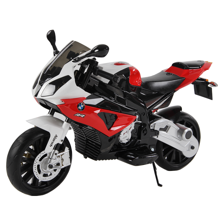 Wonderful Factory Wholesale Official Licensed  BMW S 1000 RR 12V Rechargeable Battery Children Ride On Motorcycle with Balance Wheels, Key Starter, EVA Wheels, Leather Seat